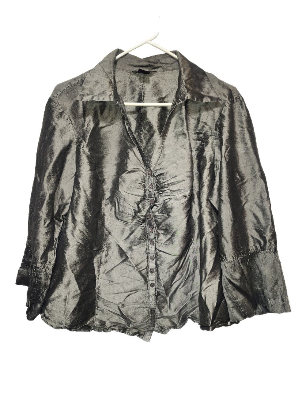 Sunny Taylor Women's Button Up Shirt Size 2X